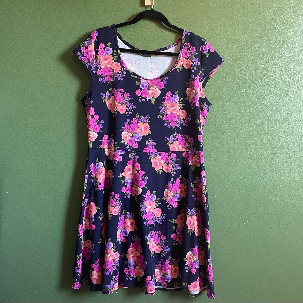 Floral skater dress